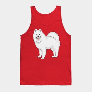 Samoyed dog cartoon illustration Tank Top